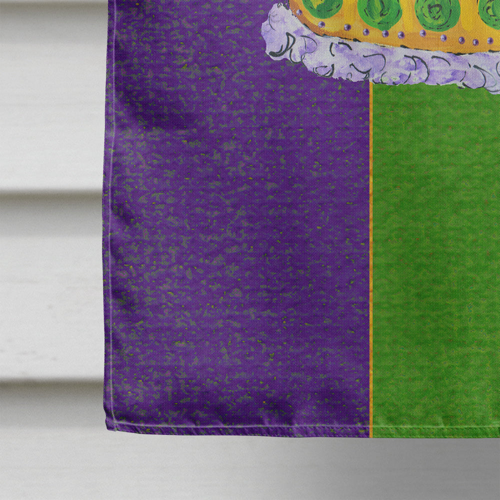 King's Crown Mardi Gras Flag Canvas House Size  the-store.com.