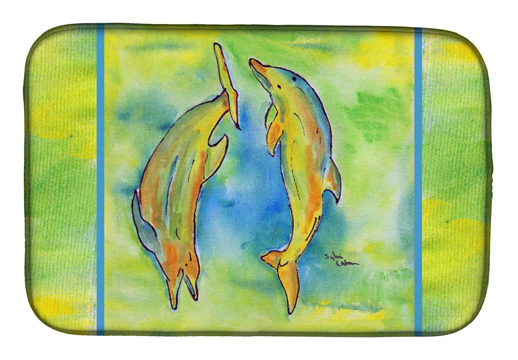 Dolphin Dish Drying Mat 8380DDM  the-store.com.