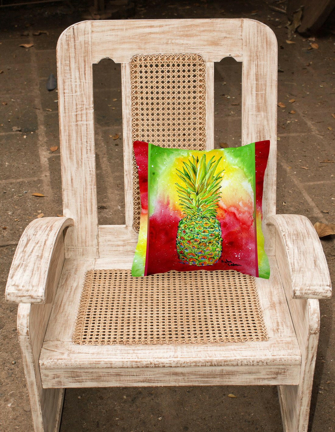 Pineapple Fabric Decorative Pillow 8395PW1414 - the-store.com