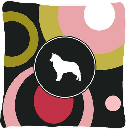 Belgian Sheepdog Decorative   Canvas Fabric Pillow by Caroline&#39;s Treasures