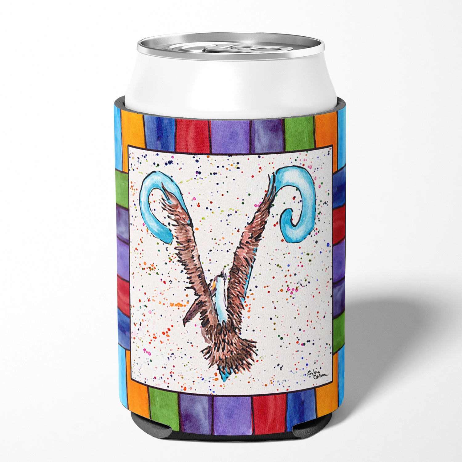 Lettre V avec Pelican Can ou Bottle Beverage Insulator Hugger 8445