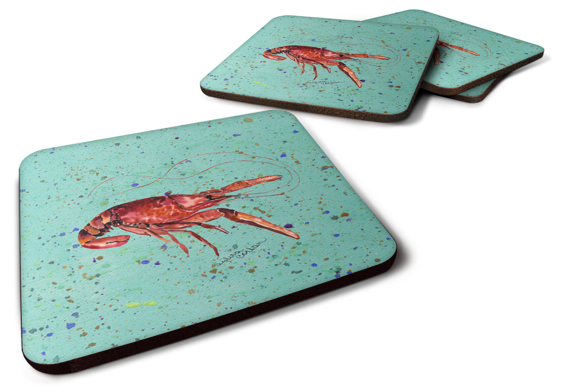 Set of 4 Crawfish Foam Coasters - the-store.com