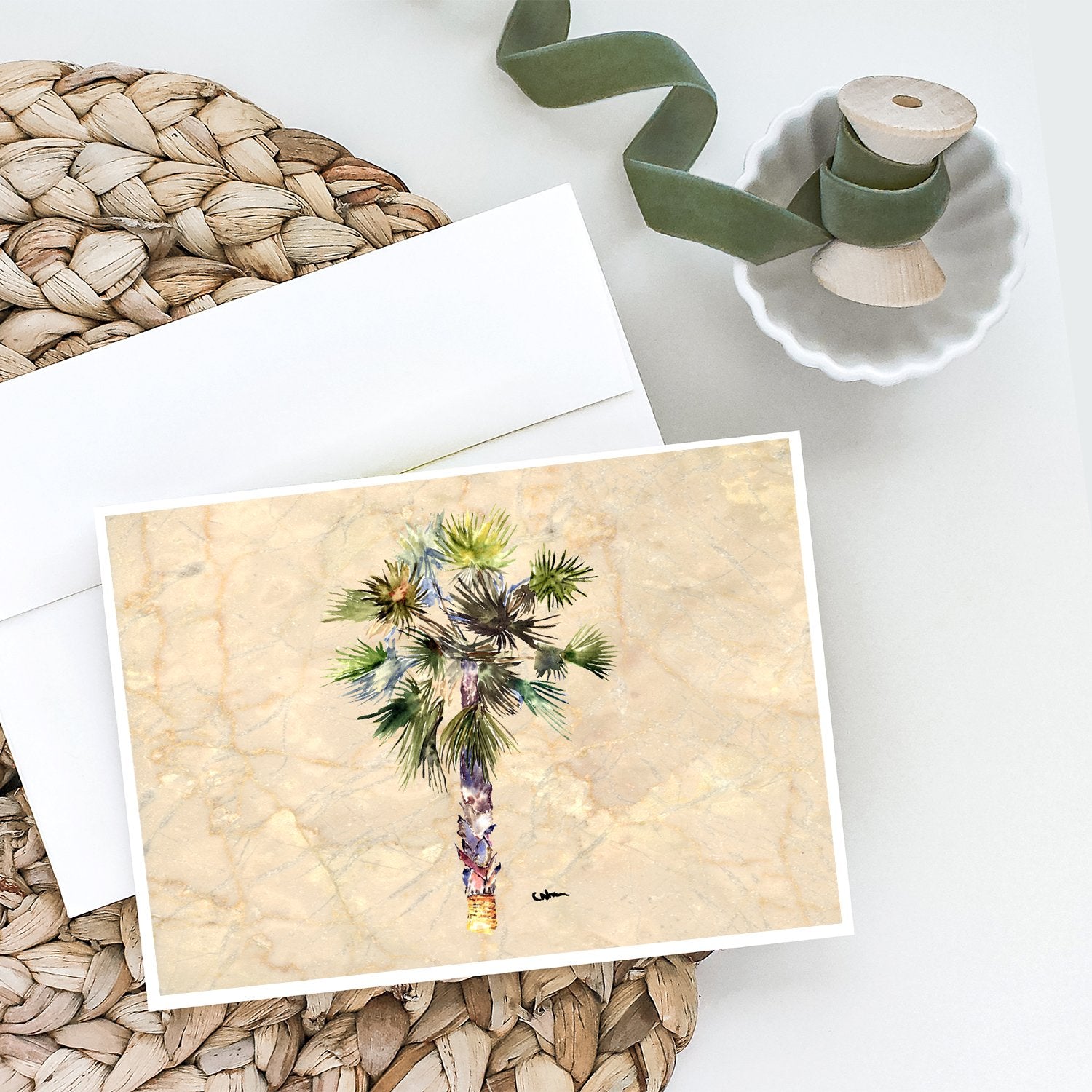 Buy this Palm Tree #2 Greeting Cards and Envelopes Pack of 8