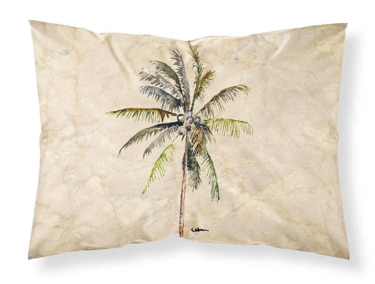 Palm Tree Moisture wicking Fabric standard pillowcase by Caroline&#39;s Treasures