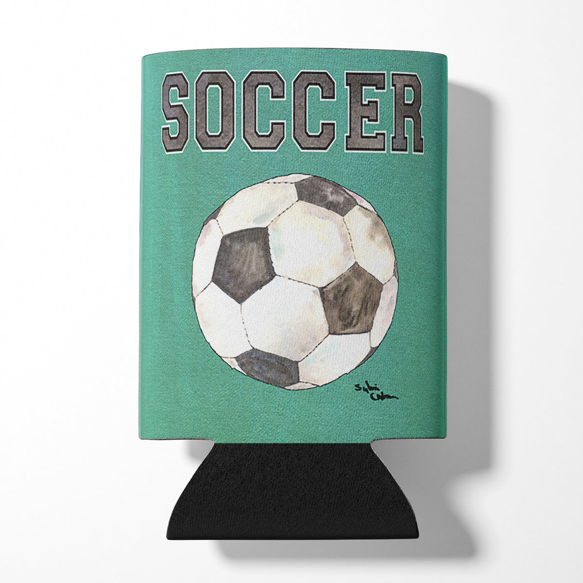 Soccer Can or Bottle Beverage Insulator Hugger