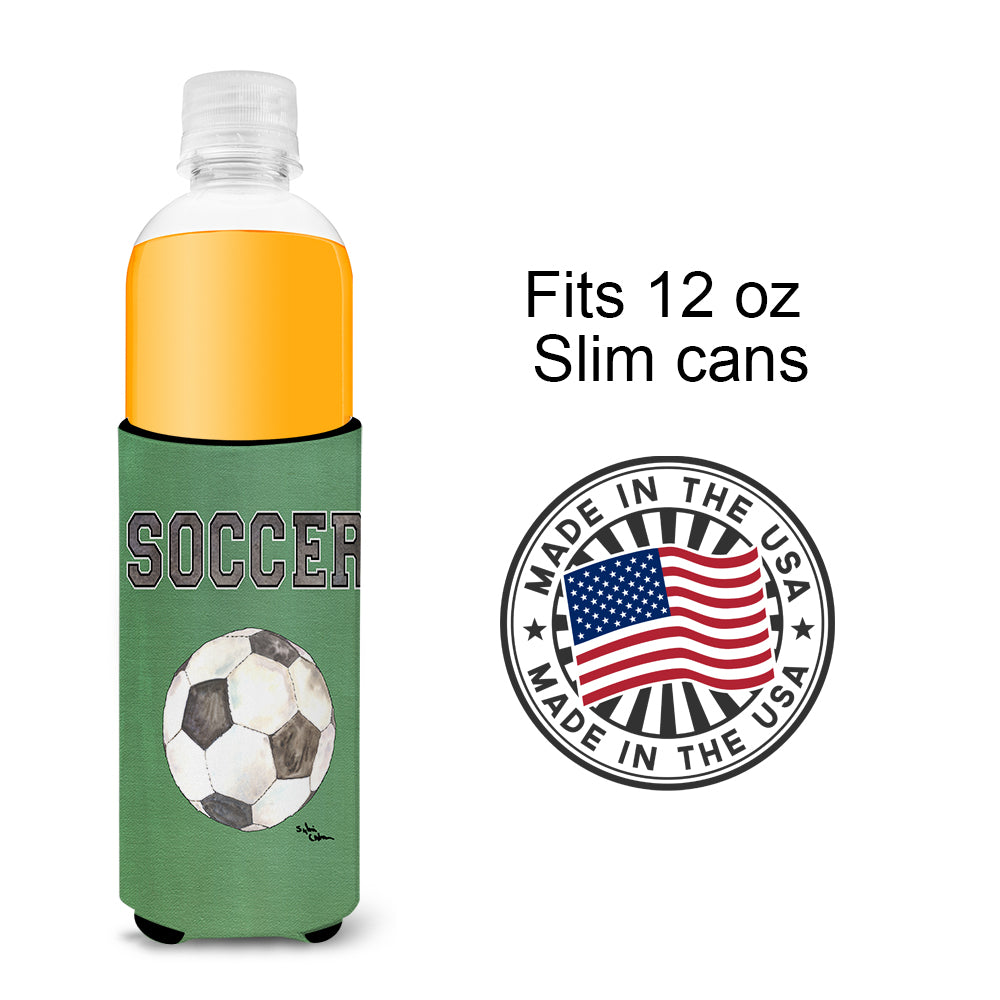 Soccer Ultra Beverage Insulators for slim cans 8484MUK.