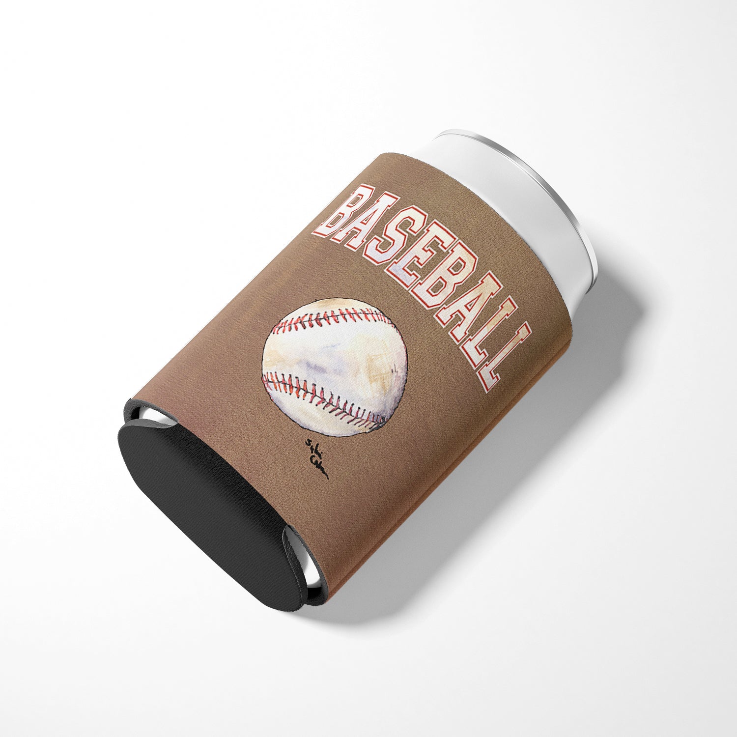 Baseball Can or Bottle Beverage Insulator Hugger.
