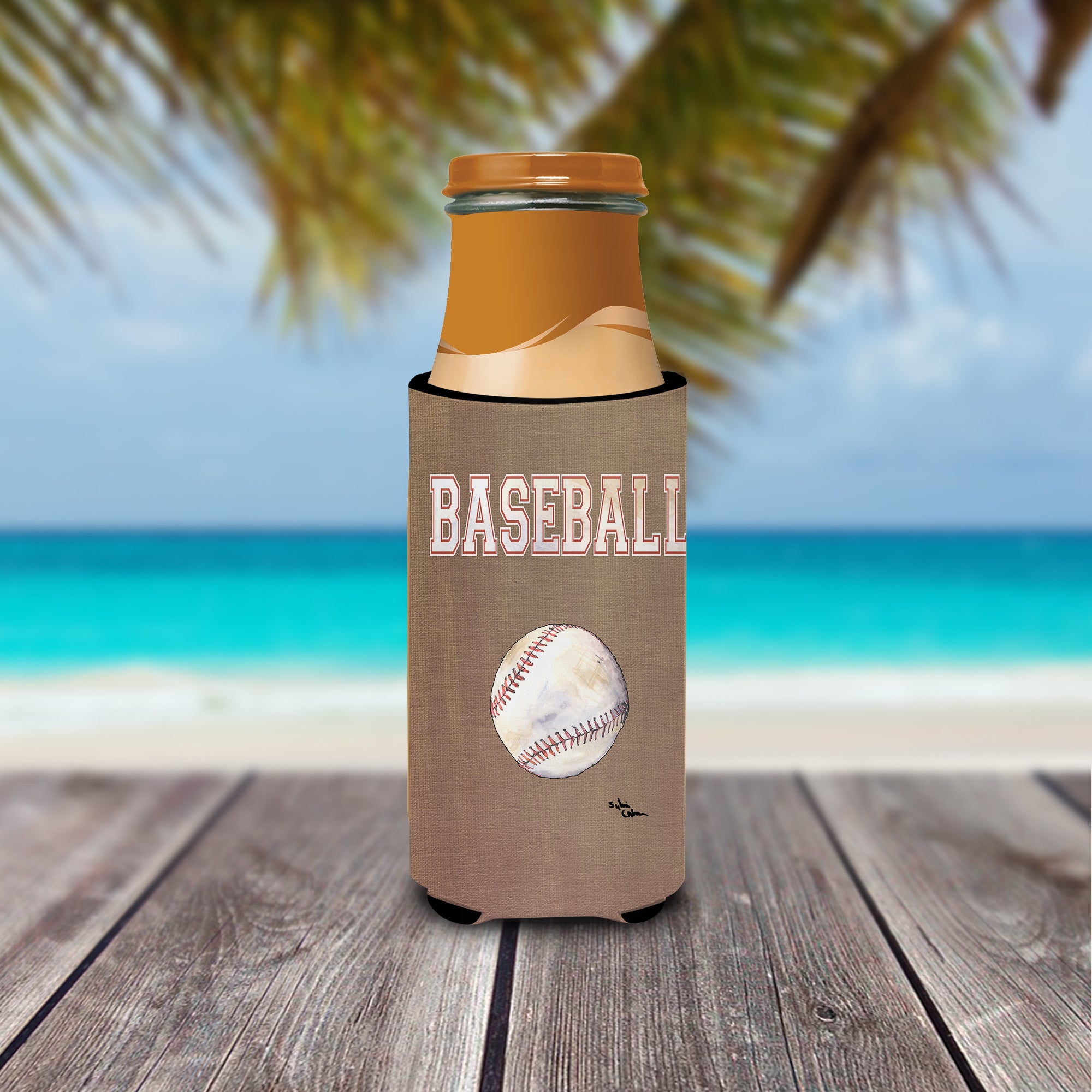 Baseball Ultra Beverage Insulators for slim cans 8485MUK.