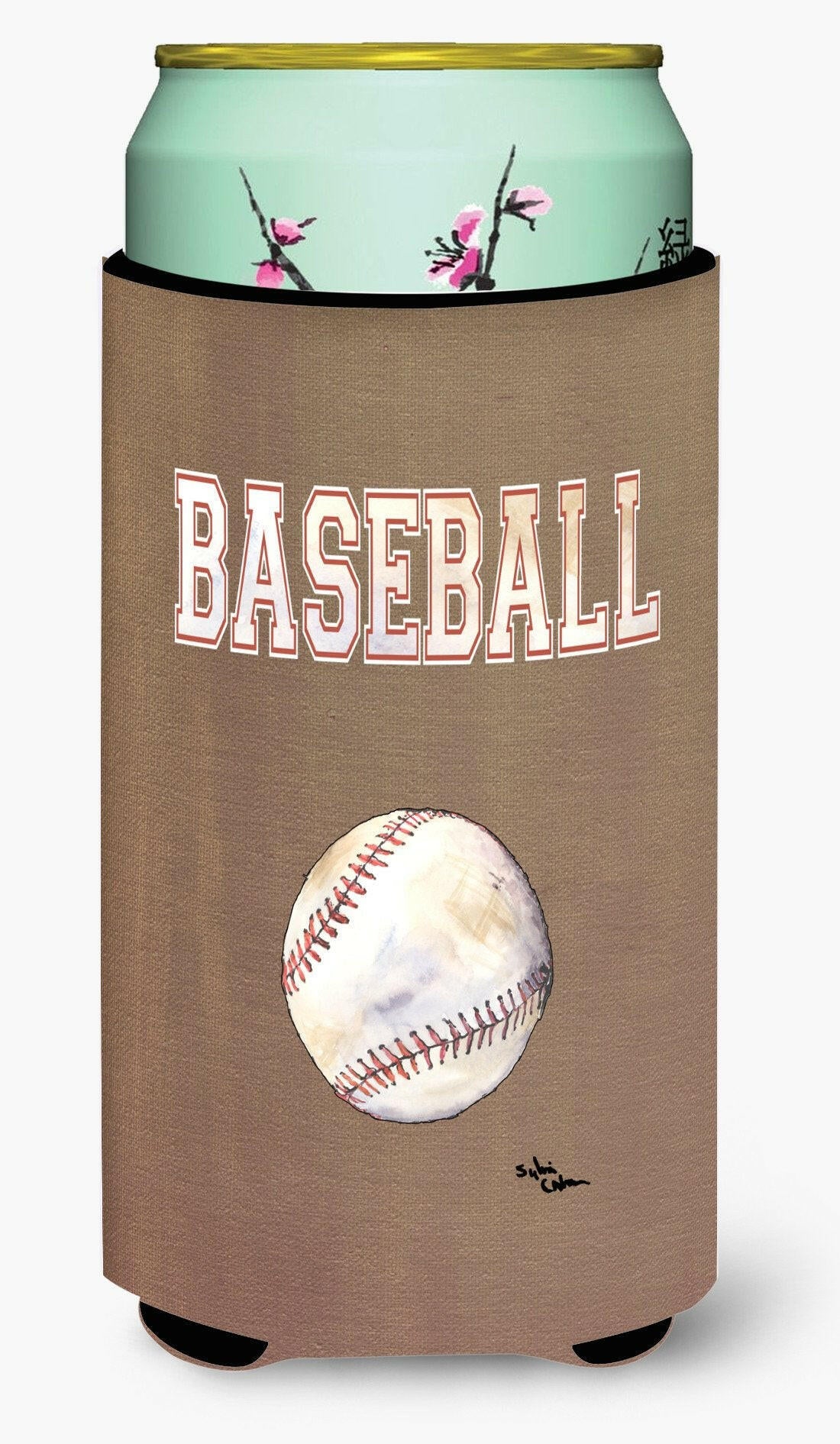 Baseball  Tall Boy Beverage Insulator Beverage Insulator Hugger by Caroline&#39;s Treasures