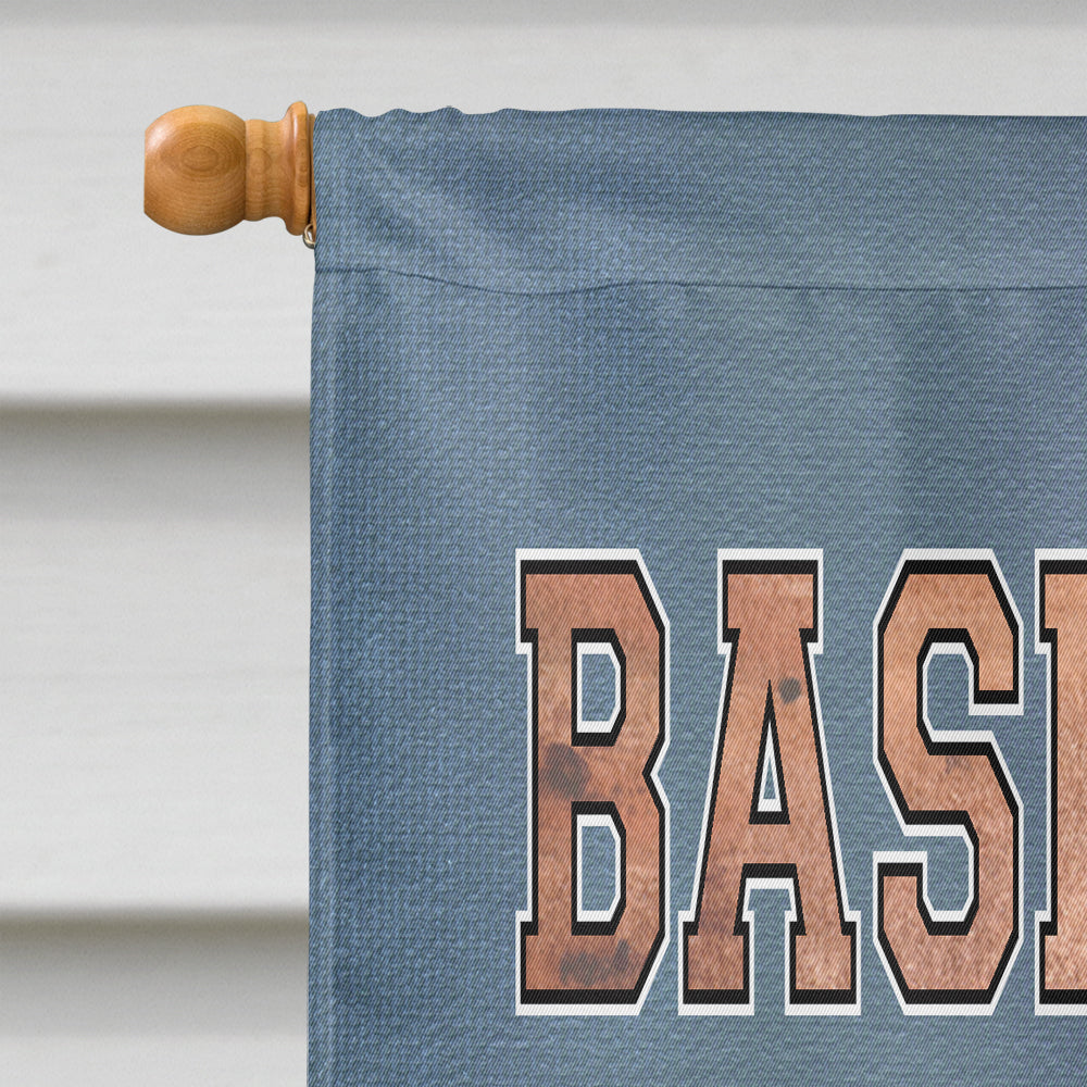 Basketball Flag Canvas House Size  the-store.com.