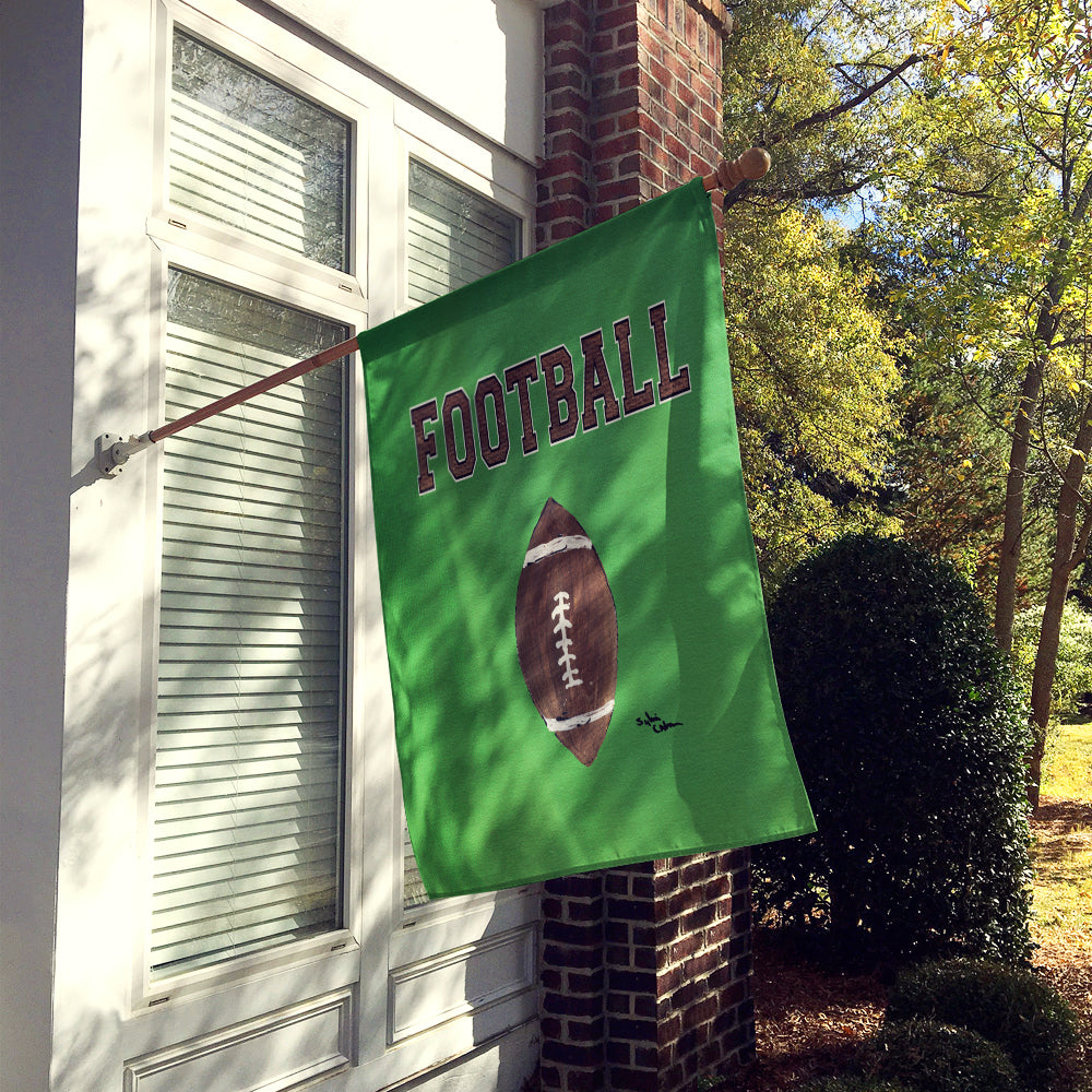 Football Flag Canvas House Size  the-store.com.