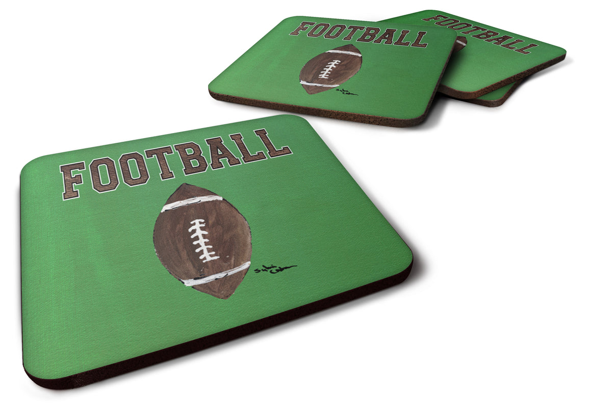 Set of 4 Football Foam Coasters - the-store.com