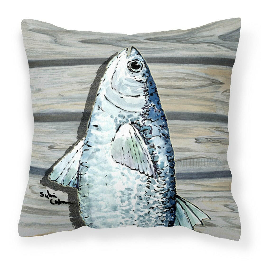 Fish Mullet Fabric Decorative Pillow 8490PW1414 - the-store.com