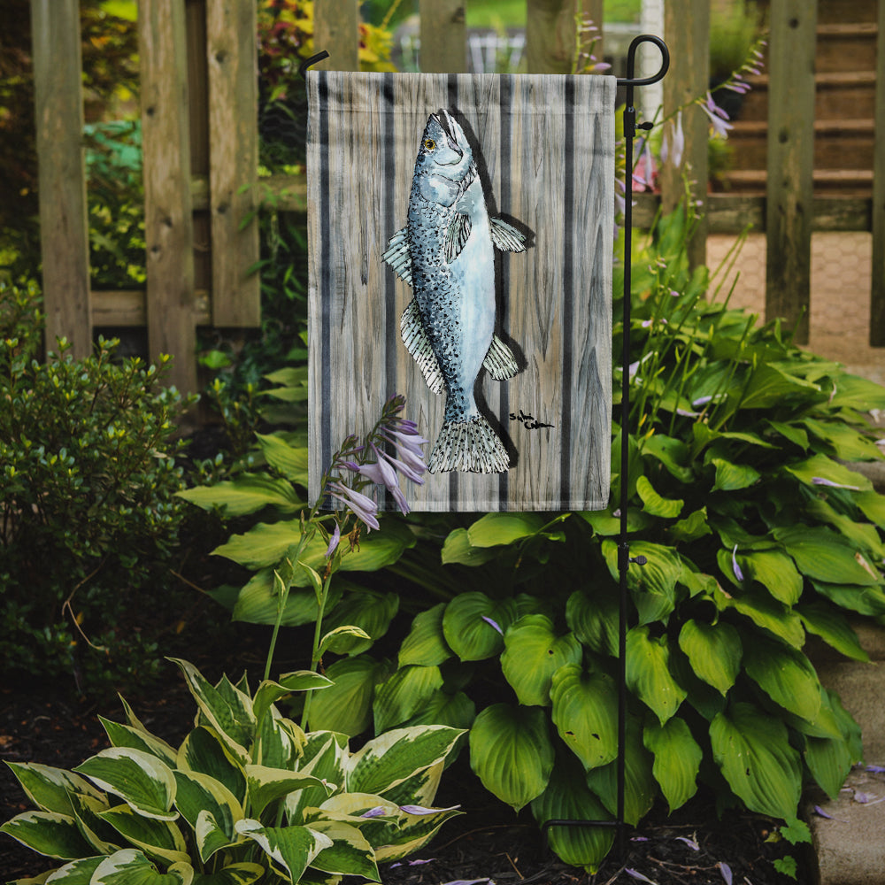 Fish Trout Flag Garden Size.
