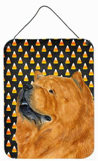 Chow Chow Candy Corn Halloween Portrait Wall or Door Hanging Prints by Caroline&#39;s Treasures