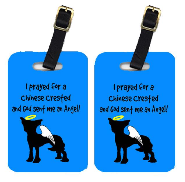 Pair of 2 Chinese Crested  Luggage Tags by Caroline&#39;s Treasures