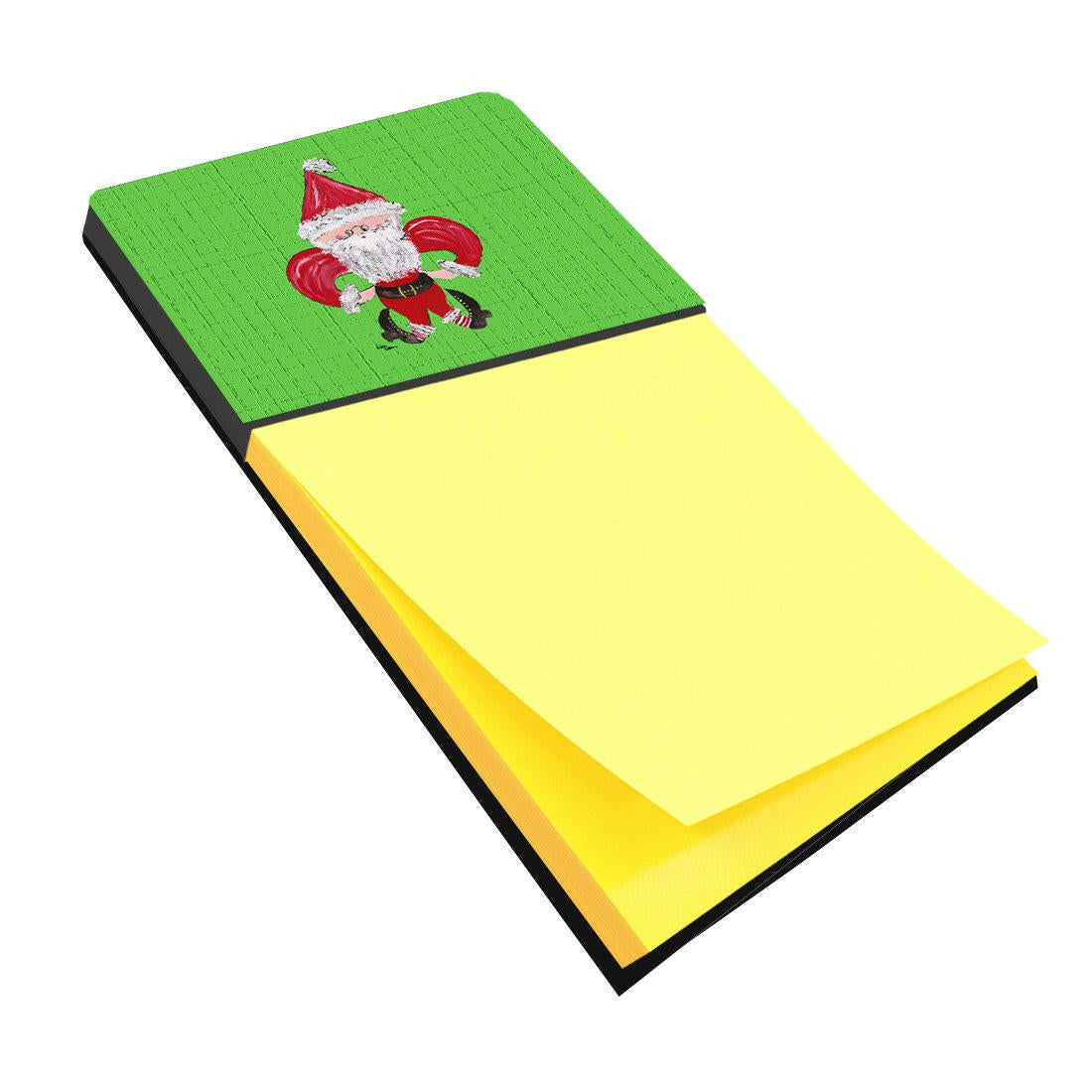 Christmas Fleur de lis Santa Claus Refiillable Sticky Note Holder or Postit Note Dispenser 8500SN by Caroline&#39;s Treasures