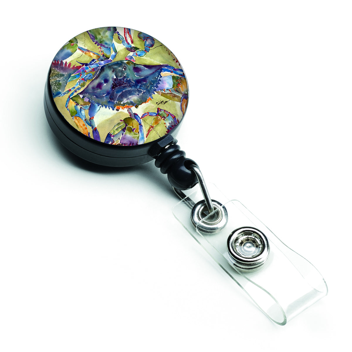 Crab All Over Retractable Badge Reel 8512BR