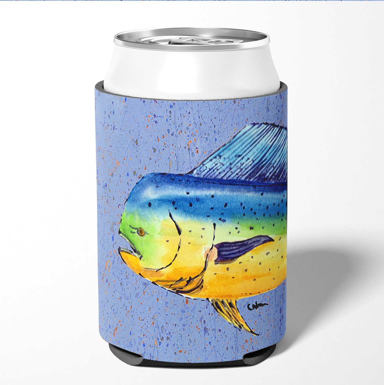 Caroline's Treasures Dolphin Mahi Mahi Can or Bottle Beverage Insulator Hugger