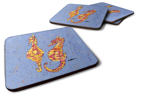 Set of 4 Seahorse Foam Coasters - the-store.com