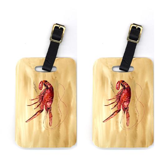 Pair of Crawfish Luggage Tags by Caroline&#39;s Treasures