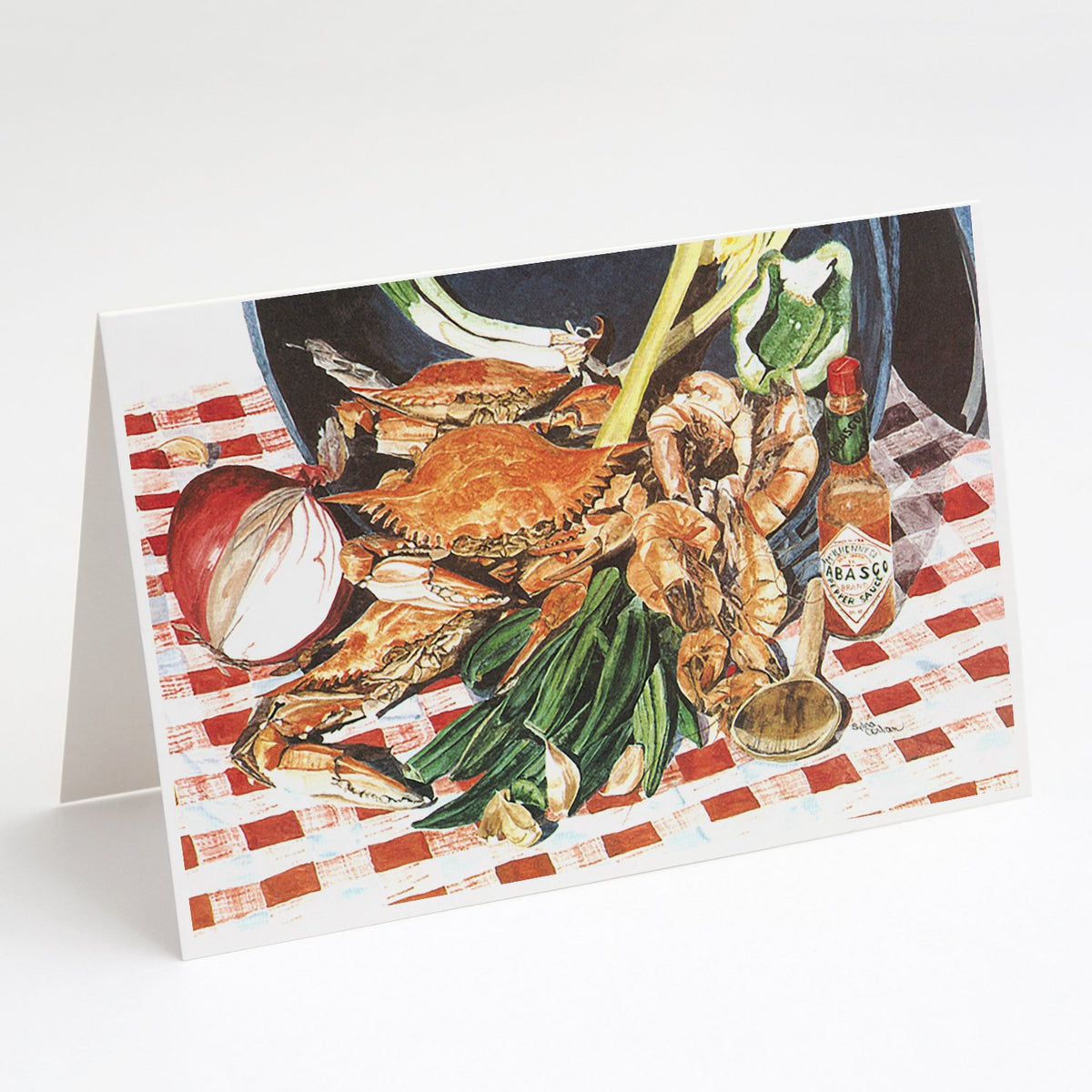 Buy this Crab Boil Greeting Cards and Envelopes Pack of 8