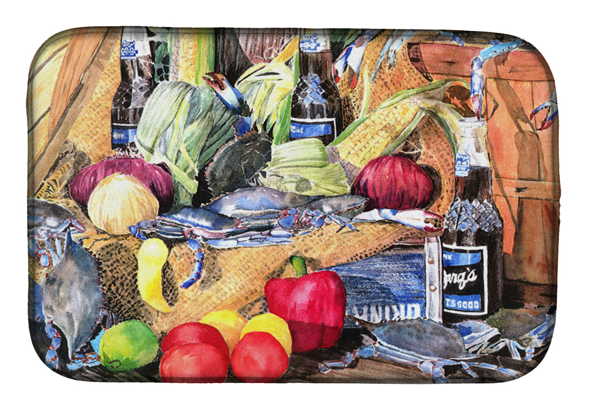Barq&#39;s and Crabs Dish Drying Mat 8538DDM