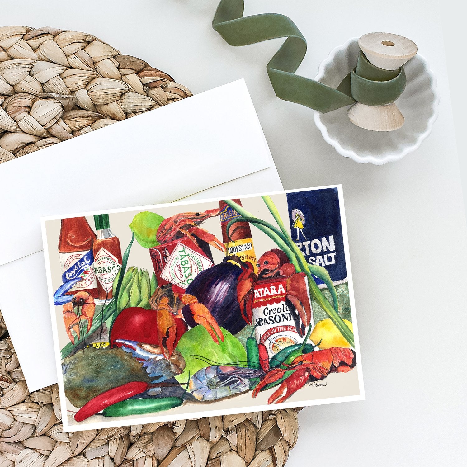 Buy this Louisana Spices Greeting Cards and Envelopes Pack of 8