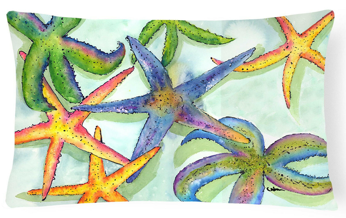 Starfish   Canvas Fabric Decorative Pillow by Caroline&#39;s Treasures