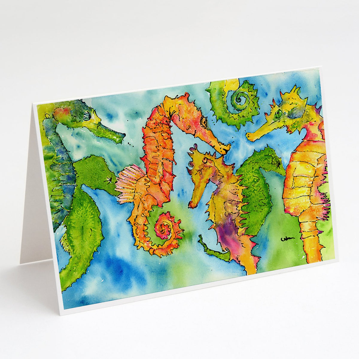 Buy this Seahorse Greeting Cards and Envelopes Pack of 8