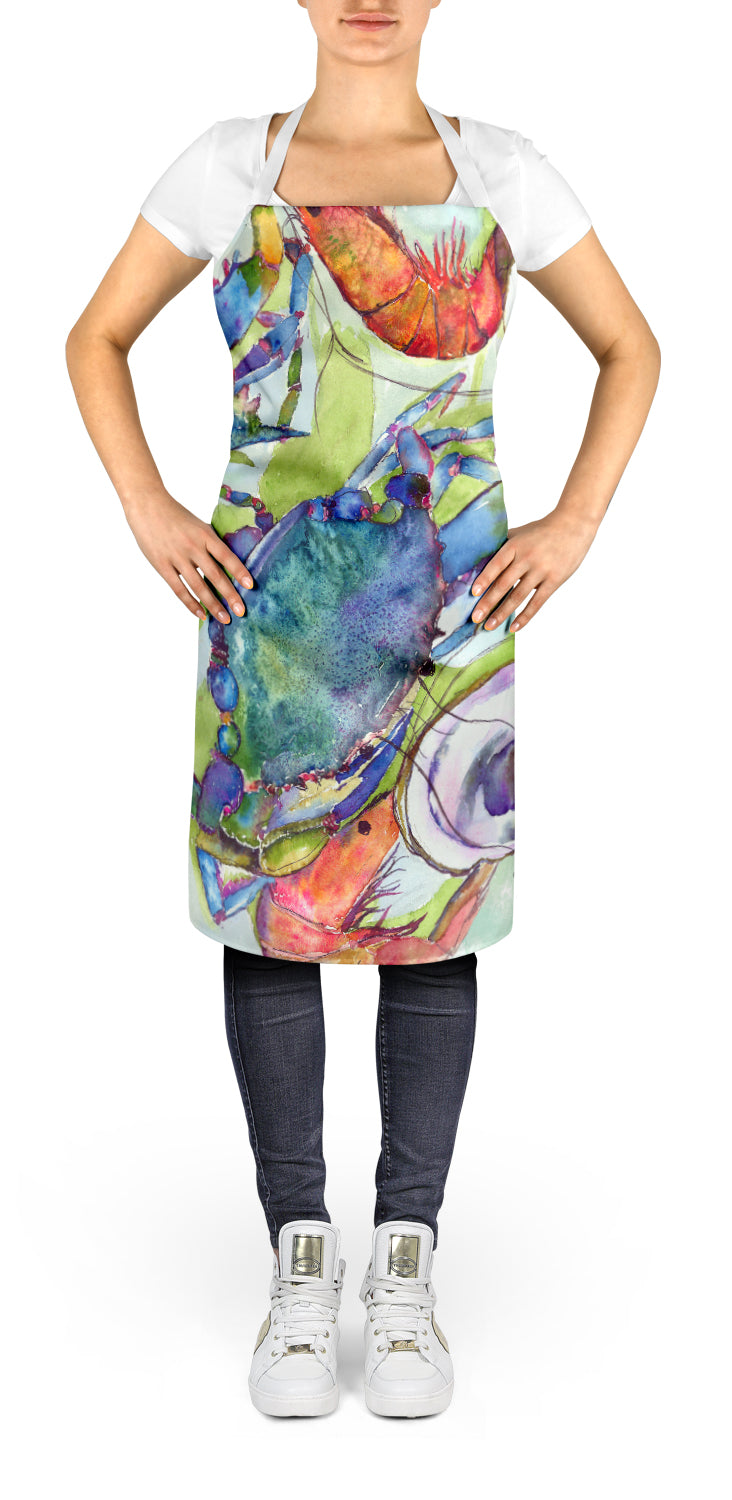 Caroline's Treasures Crab Apron – Artist-Designed Kitchen, BBQ & Craft Apron