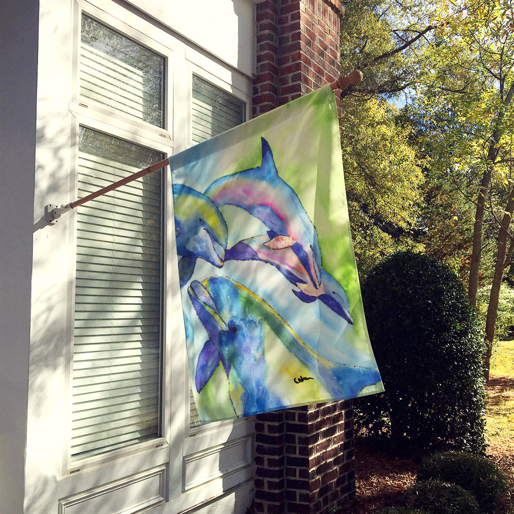 Caroline's Treasures Dolphin Flag Canvas House Size