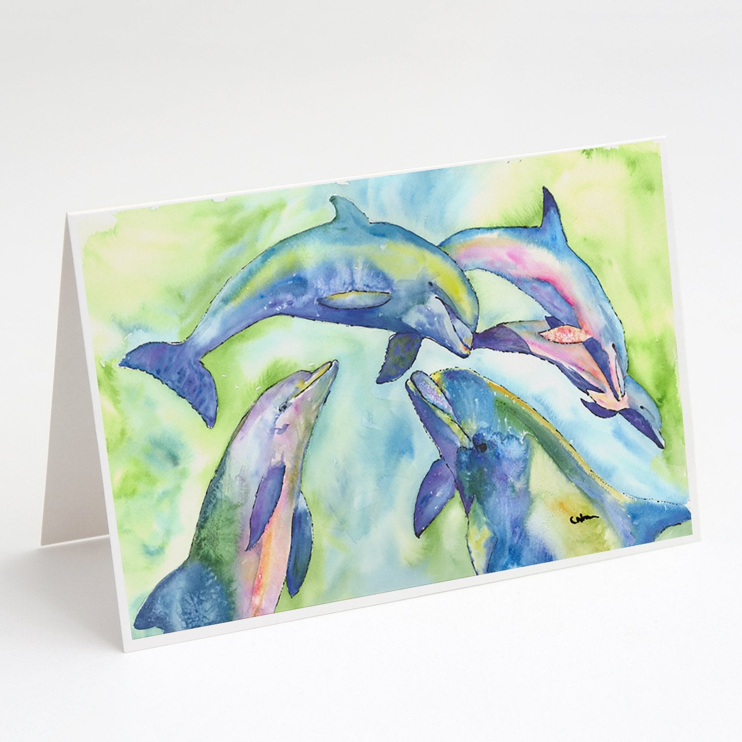 Buy this Dolphins Greeting Cards and Envelopes Pack of 8