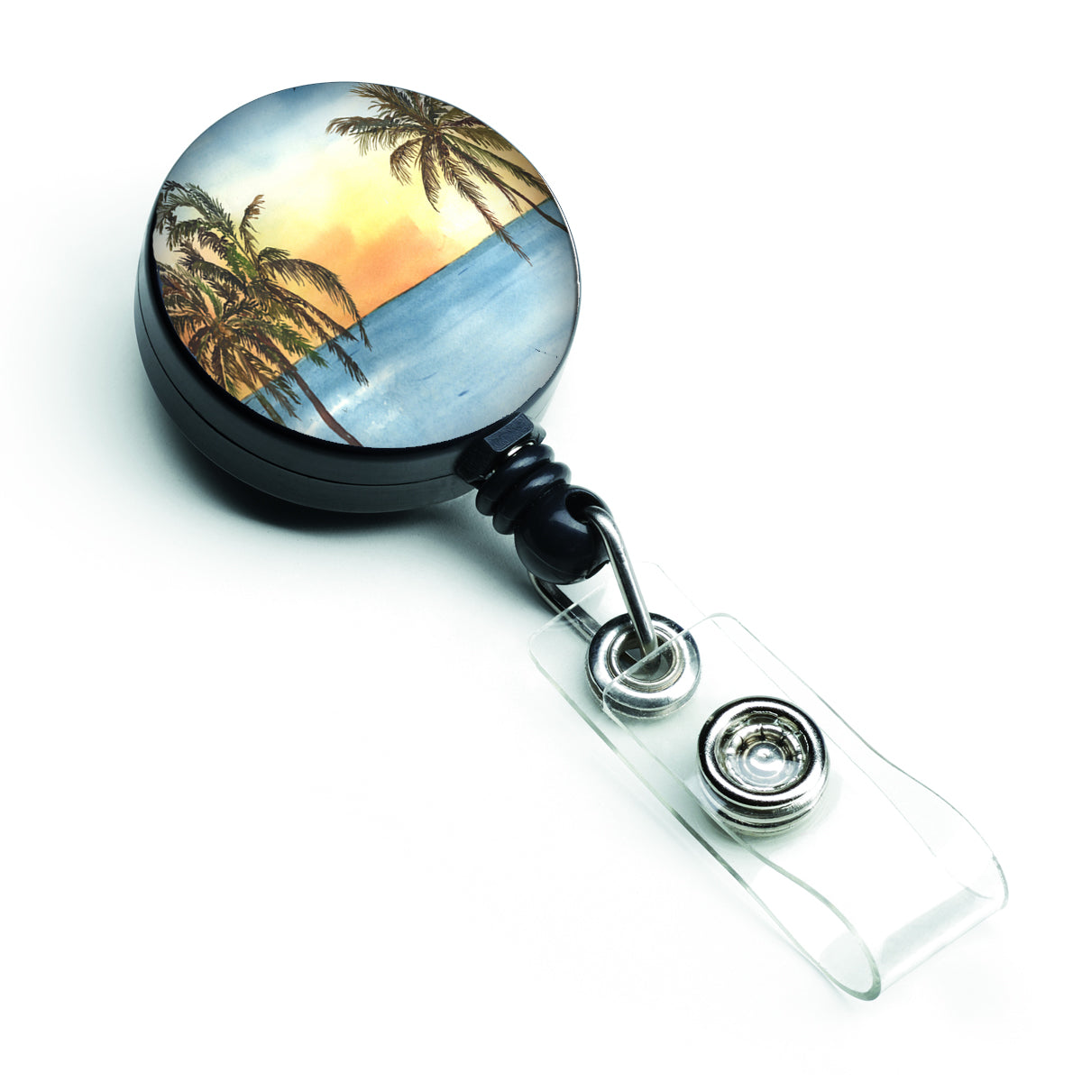 Palm Tree Retractable Badge Reel 8551BR  the-store.com.