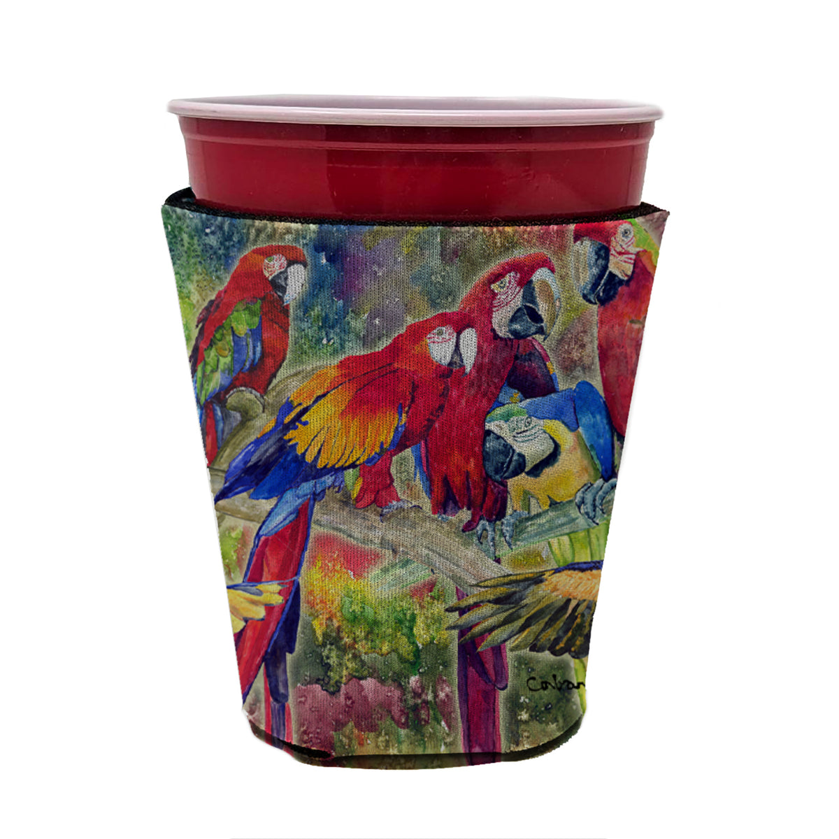 Parrot Head Group Red Cup Hugger 8600RSC