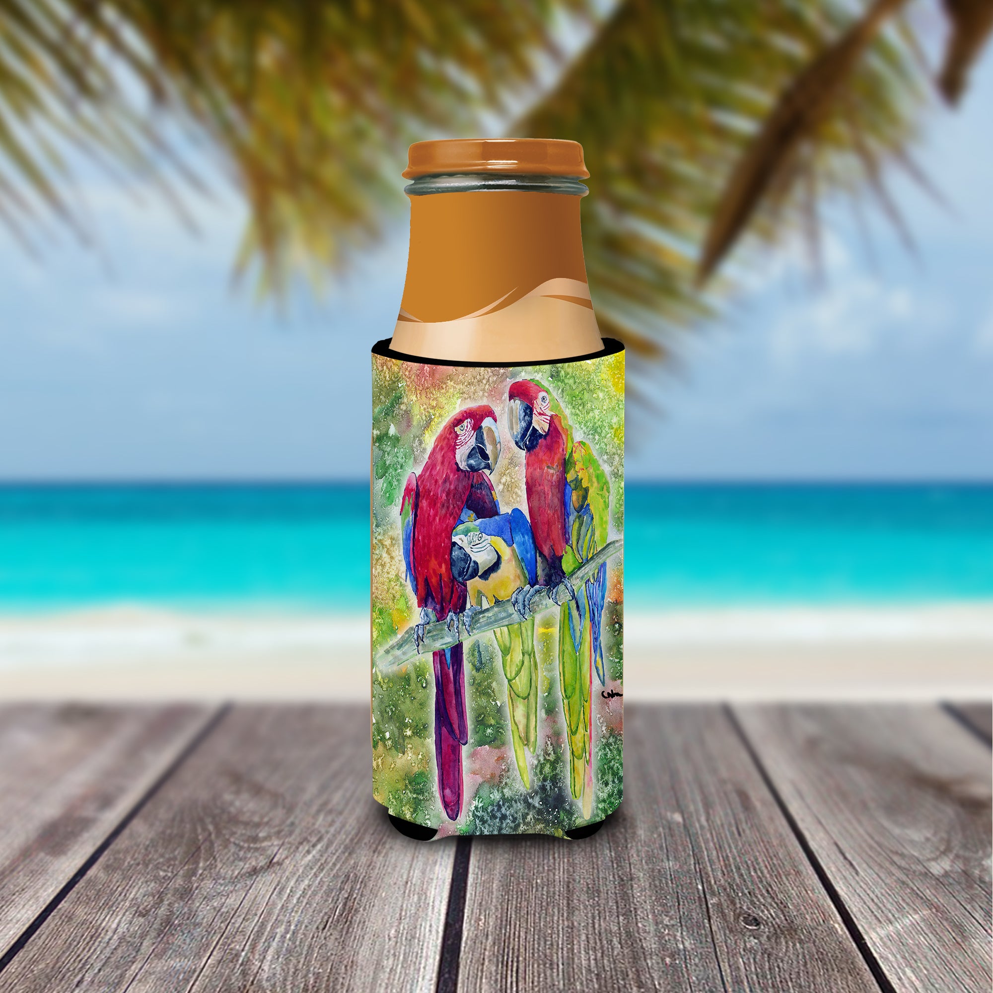Parrot  Parrot Head Ultra Beverage Insulators for slim cans 8601MUK.
