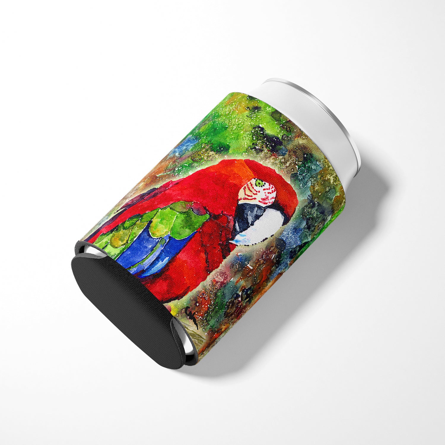 Bird - Parrot Can or Bottle Beverage Insulator Hugger