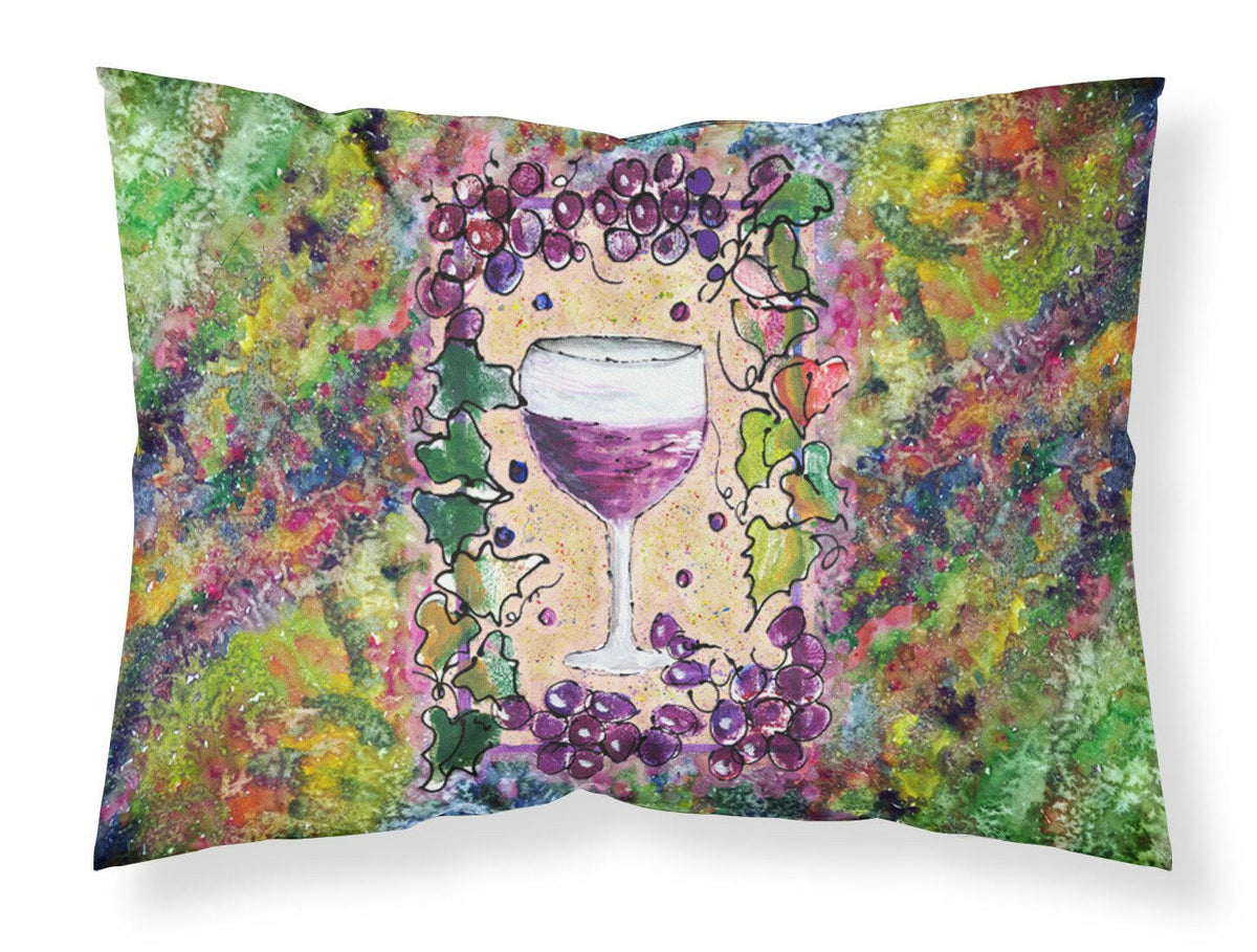 Wine  Moisture wicking Fabric standard pillowcase by Caroline&#39;s Treasures