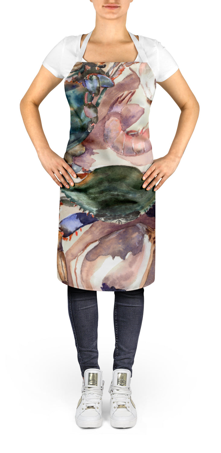 Caroline's Treasures Crab Apron – Artist-Designed Kitchen, BBQ & Craft Apron