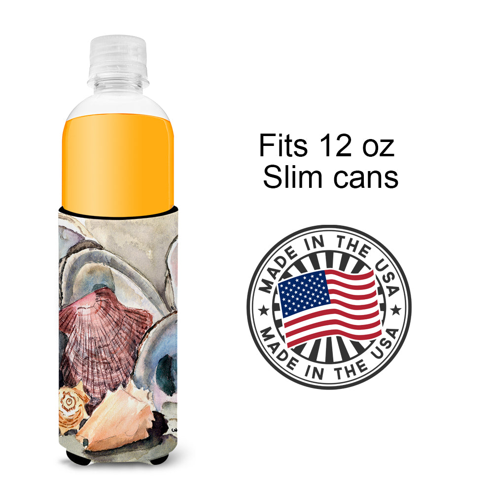 Sea Shells Ultra Beverage Insulators for slim cans 8619MUK.
