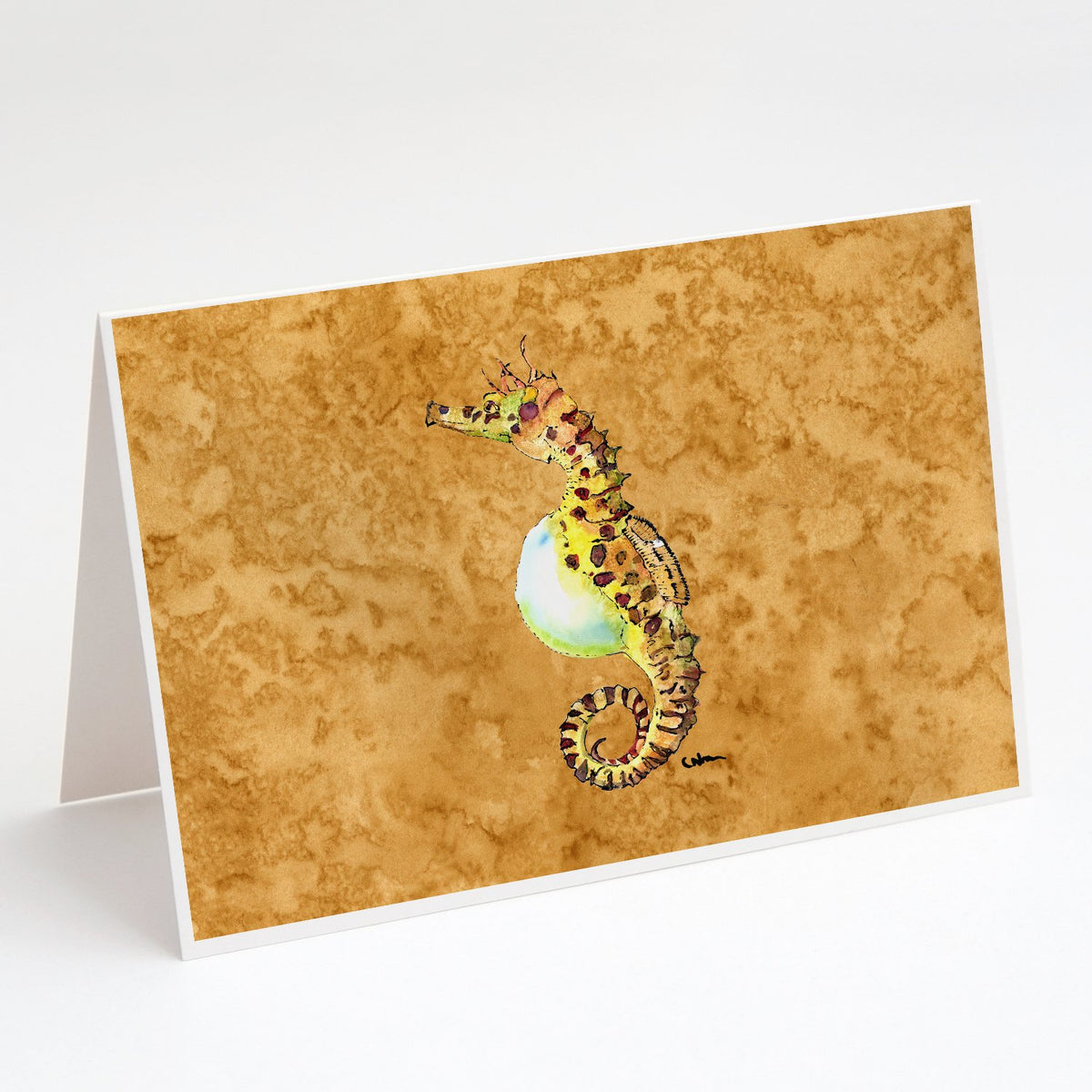 Buy this Male Seahorse Greeting Cards and Envelopes Pack of 8