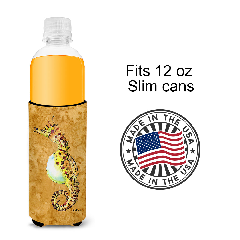 Male Seahorse Ultra Beverage Insulators for slim cans 8640MUK.
