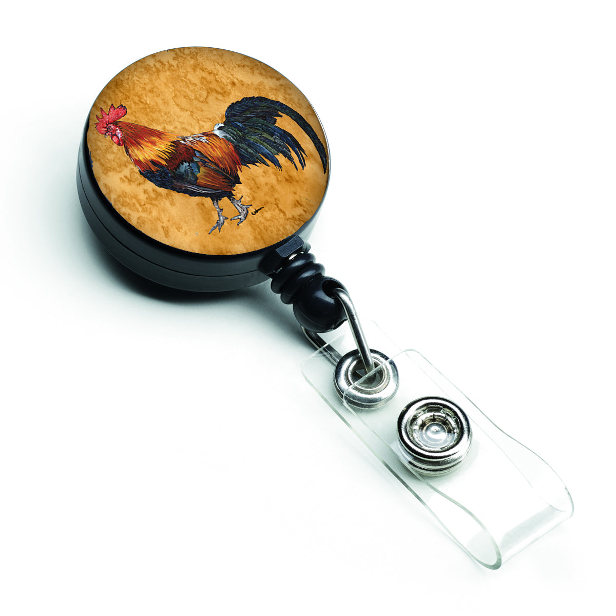 Rooster Retractable Badge Reel 8651BR  the-store.com.