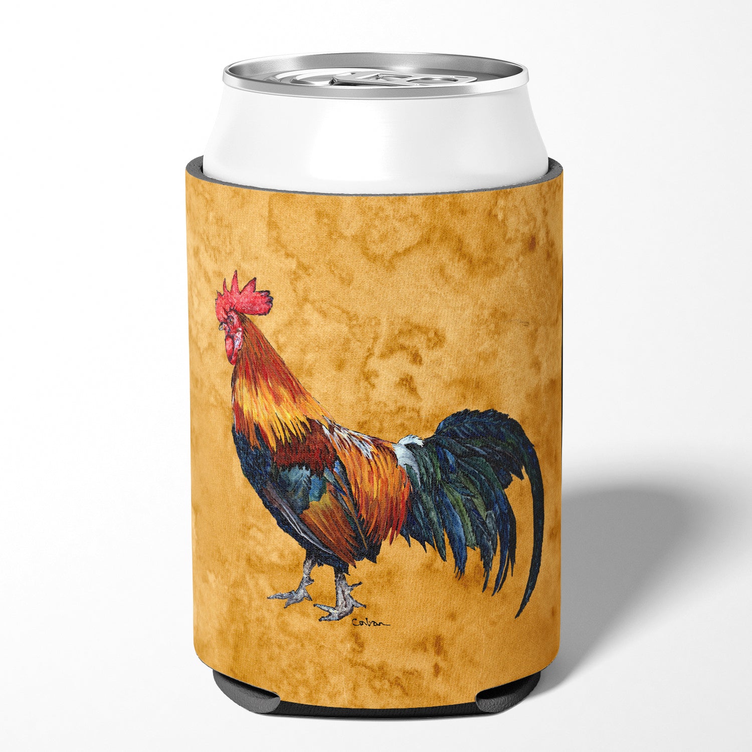 Bird - Rooster Can or Bottle Beverage Insulator Hugger.