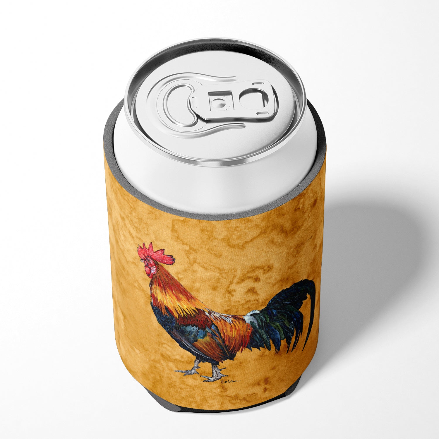 Bird - Rooster Can or Bottle Beverage Insulator Hugger.