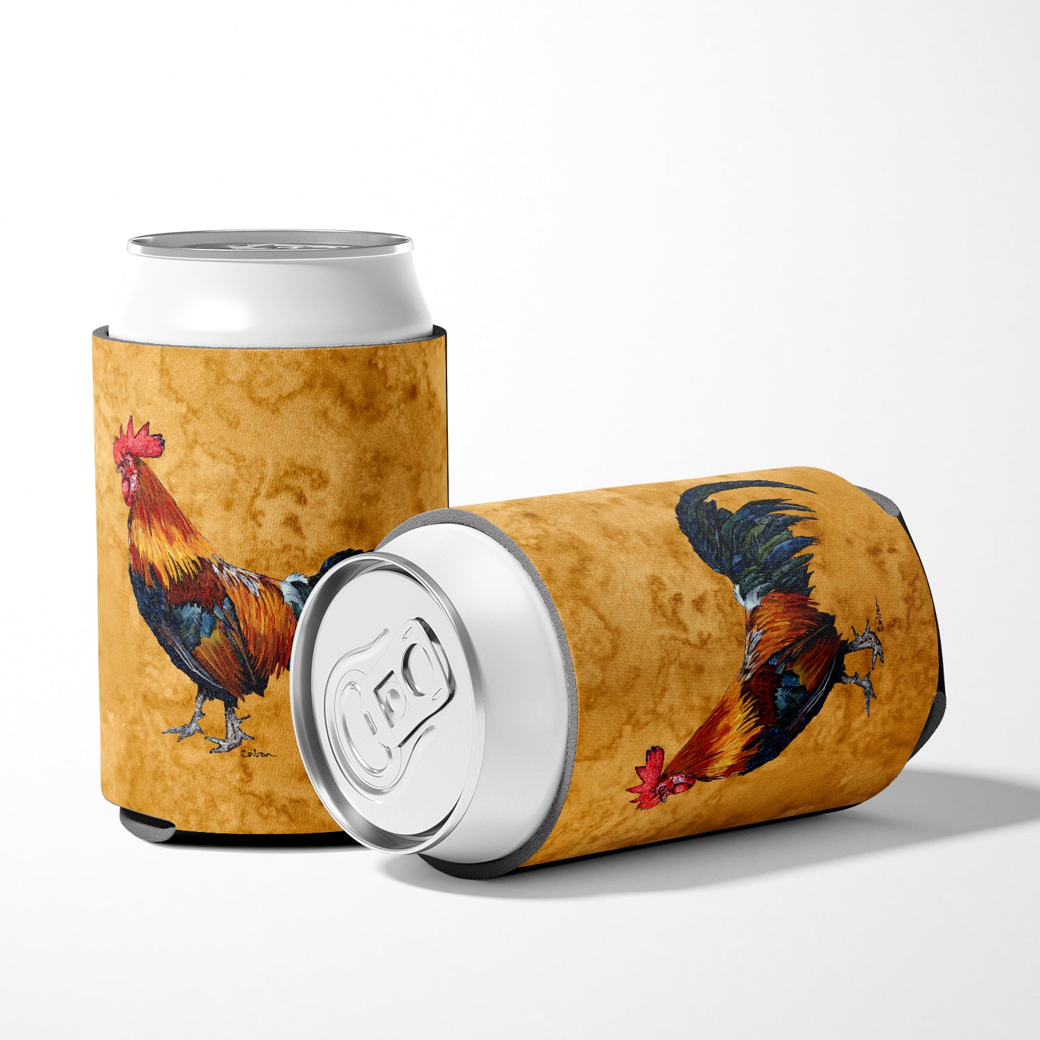 Bird - Rooster Can or Bottle Beverage Insulator Hugger