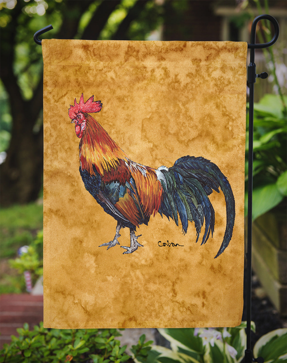 Rooster  Flag Garden Size