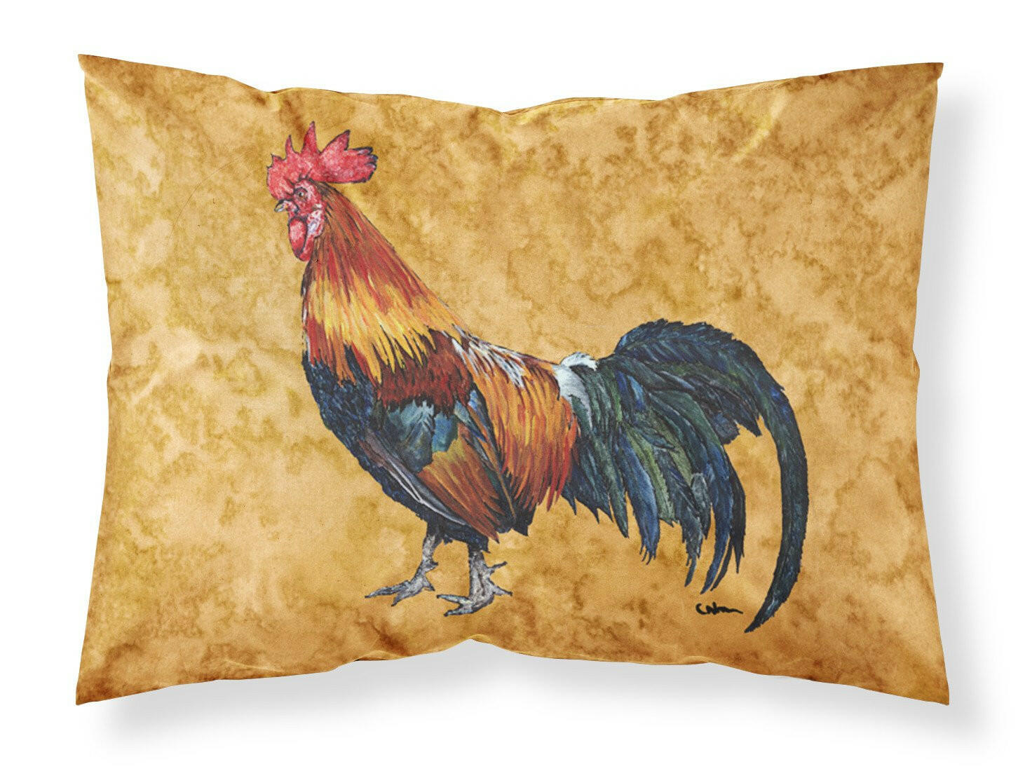 Rooster  Moisture wicking Fabric standard pillowcase by Caroline's Treasures