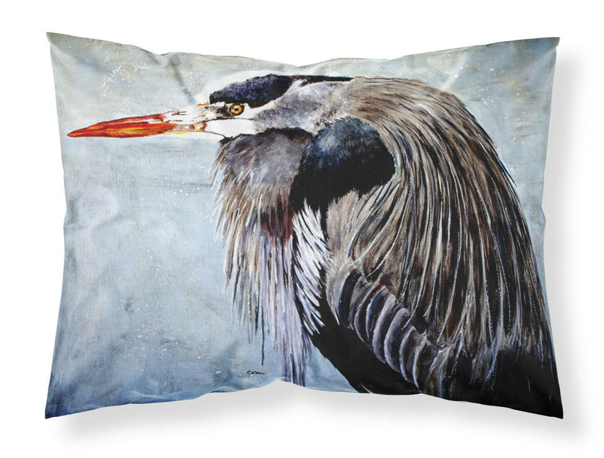 Blue Heron  Moisture wicking Fabric standard pillowcase by Caroline&#39;s Treasures