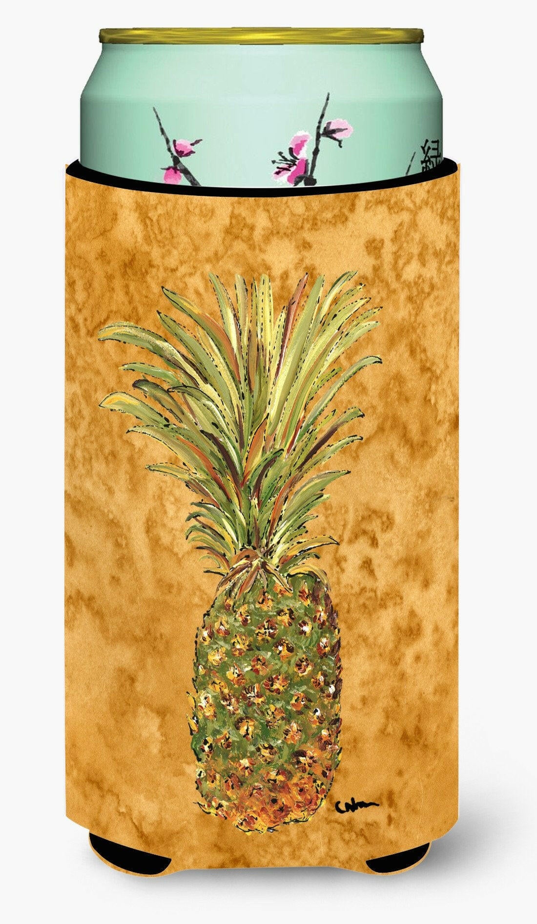 Pineapple  Tall Boy Beverage Insulator Beverage Insulator Hugger by Caroline&#39;s Treasures